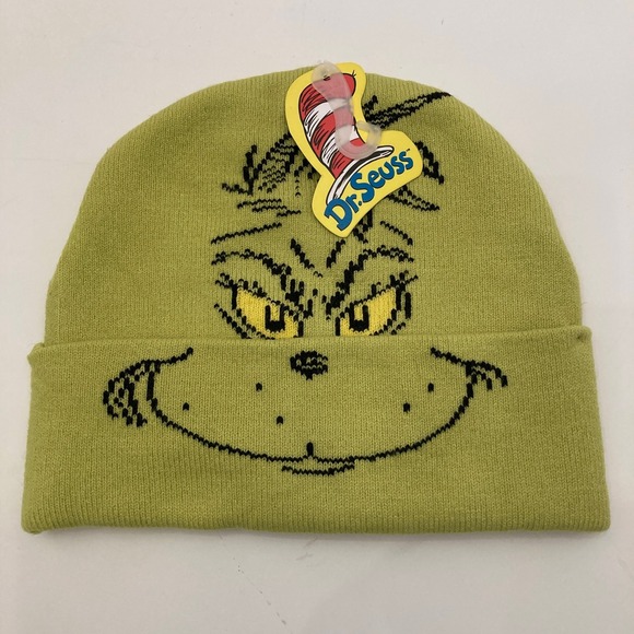 Dr. Seuss Enterprises Other - How The Grinch Stole Christmas Dr. Seuss Cartoon Character Beanie Hat Adult‎